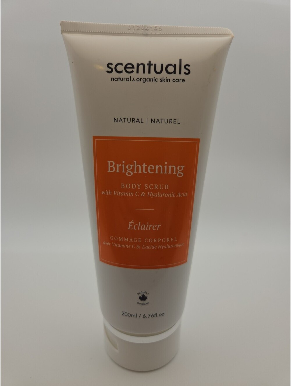 SCENTUALS Brightening Body Scrub Vitamin C Hyaluronic Acid 6.7oz New